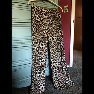 Forever 21 cheetah lounge pants